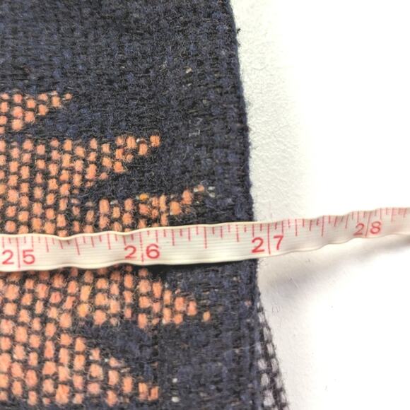 Thread & Supply Sweater Poncho Women's Size XS/S Black Aztec Cape Boho - Picture 5 of 8